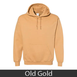 Omega Psi Phi Lettered Hooded Sweatshirt - Gildan 18500 - TWILL