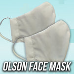 Cloth Face Mask Covering - Made in USA - 100% Cotton - Olson