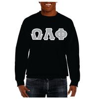 Omega Lambda Phi Fraternity 8oz Crewneck Sweatshirt - G180 - TWILL