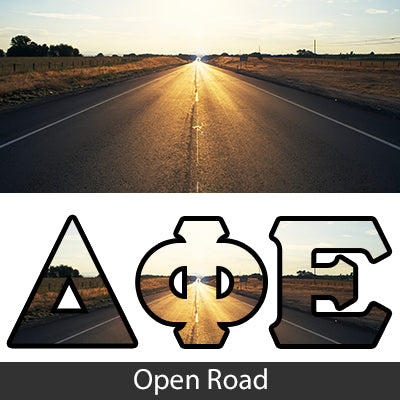 Sorority Bid Day Package -  Panoramic Pattern Printed Tee and Paddle Keychain - Jerzees 21MR - SUB