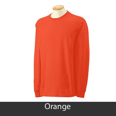 I Love Chi Omega Printed Longsleeve - Gildan 2400 - CAD