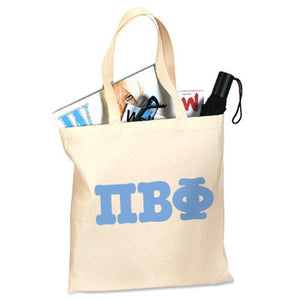 Pi Beta Phi Budget Tote, Printed Letters - 825 - CAD