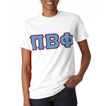 Pi Beta Phi Letter T-Shirt - G500 - TWILL