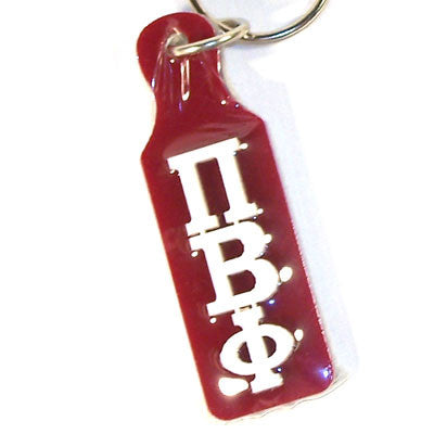Pi Beta Phi Mirror Paddle Keychain - Craftique cqMPK