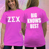 Zeta Sigma Chi Neon Big-Lil Printed Tee - Gildan 500 - CAD