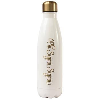 Sorority Stainless Steel Shimmer Water Bottle - a3001