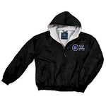 Theta Xi Greek Fleece Lined Full Zip Jacket w/ Hood - Charles River 9921 - TWILL