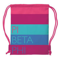 Pi Beta Phi Drawstring Backpack - a1009