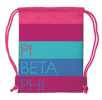 Pi Beta Phi Drawstring Backpack - a1009