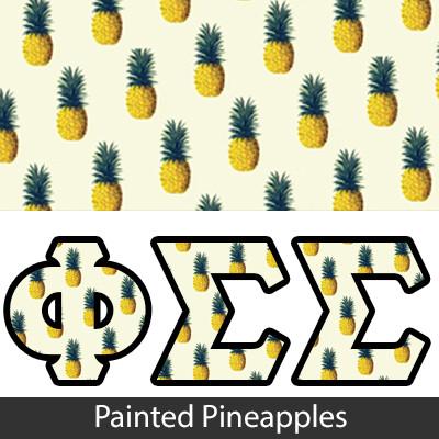 Sorority Bid Day Package -  Panoramic Pattern Printed Tee and Paddle Keychain - Jerzees 21MR - SUB