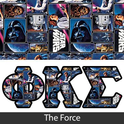 Sorority Bid Day Package -  Panoramic Pattern Printed Tee and Paddle Keychain - Jerzees 21MR - SUB