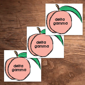 Peachy Sticker, Set of 3 - DIG