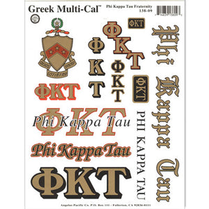 Phi Kappa Tau Multi-Cal Stickers
