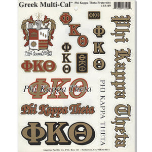 Phi Kappa Theta Multi-Cal Sticker
