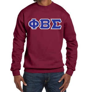 Phi Beta Sigma Fraternity 8oz Crewneck Sweatshirt - G180 - TWILL
