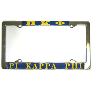 Pi Kappa Phi License Plate Frame - Rah Rah Co. rrc