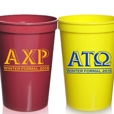 Custom Formal Plastic Stadium Cups - SP