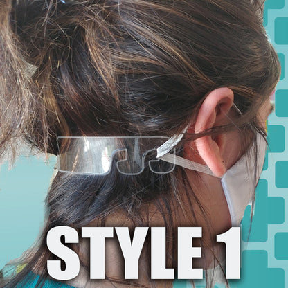 Face Mask Covering Ear Protector/Saver/Strap Extender - Made in USA - Acrylic Plastic - LZR