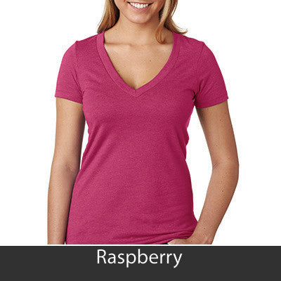 Delta Delta Delta Deep V Sorority Printed Tee - Next Level 6640 - CAD