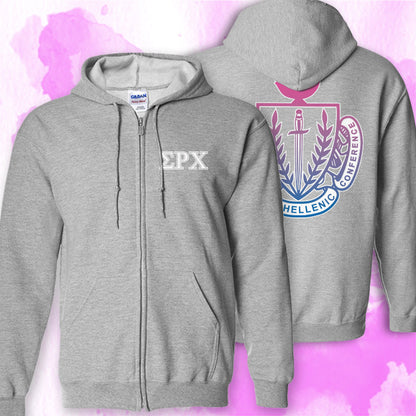 Wholesale Special Custom Full-zip Sweatshirt - G186