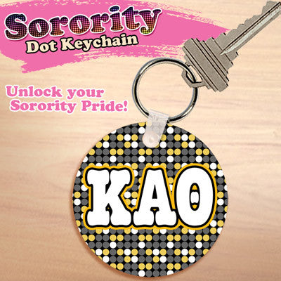 Kappa Alpha Theta Dot Keychain - UN4411