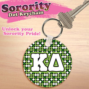 Kappa Delta Dot Keychain - UN4411