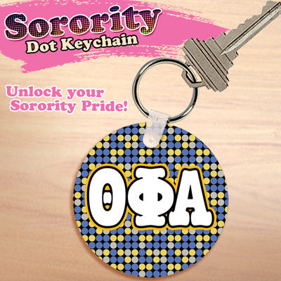 Theta Phi Alpha Dot Keychain - UN4411