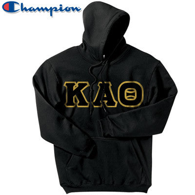 Kappa Alpha Theta Champion Hooded Sweatshirt - Champion S700 - TWILL