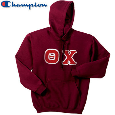Theta Chi Fraternity Champion Hooded Sweatshirt Greek Clothing
