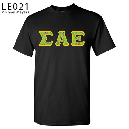 Greek Halloween Lettered Shirt - G500 -DIG