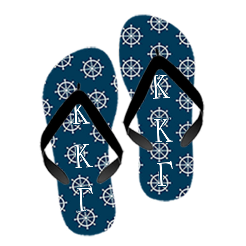 Custom Sorority Boat Flip Flops - SBL100 - SUB