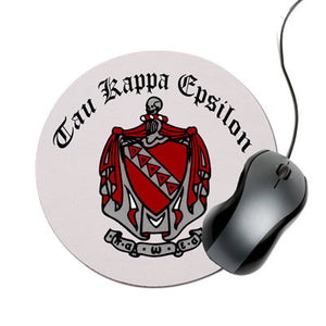 Greek Crest Round Mouse Pad - SMP2 - SUB