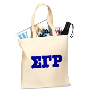 Sigma Gamma Rho Budget Tote, Printed Letters - 825 - CAD