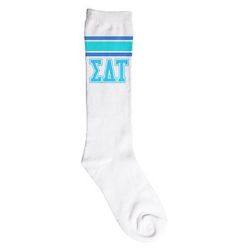 Sigma Delta Tau Knee High Socks - a3008