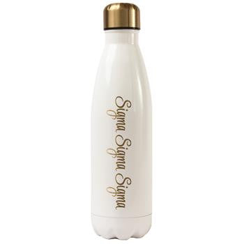 Sigma Sigma Sigma Stainless Steel Shimmer Water Bottle - a3001