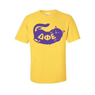 Sorority T-Shirt, Printed Cat Design - G500 - CAD