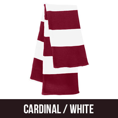 Greek Fraternity Rugby-striped Knit Scarf - Sportsman SP02 - EMB