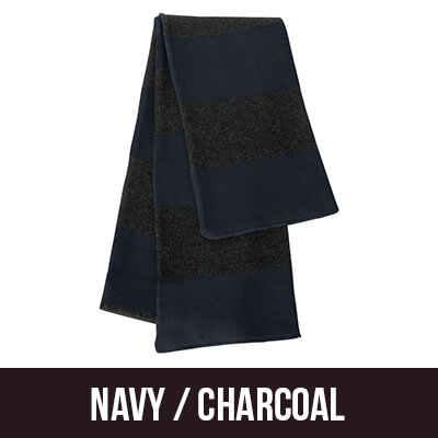 Greek Sorority Rugby-striped Knit Scarf - Sportsman SP02 - EMB