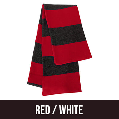 Greek Fraternity Rugby-striped Knit Scarf - Sportsman SP02 - EMB