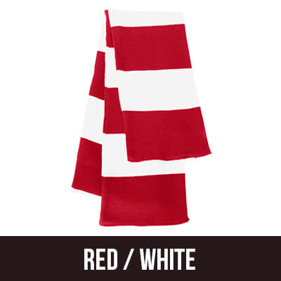 Greek Fraternity Rugby-striped Knit Scarf - Sportsman SP02 - EMB