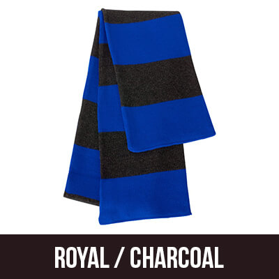 Greek Sorority Rugby-striped Knit Scarf - Sportsman SP02 - EMB