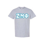 Zeta Mu Phi Standards T-Shirt - G500 - TWILL
