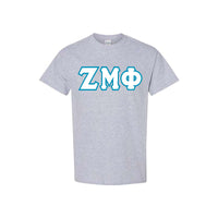 Zeta Mu Phi Standards T-Shirt - Gildan 5000 - TWILL