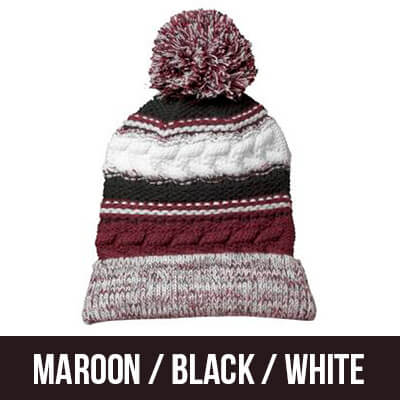 Fraternity Pom Pom Team Beanie - STC21 - EMB