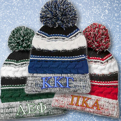 Fraternity Pom Pom Team Beanie - STC21 - EMB