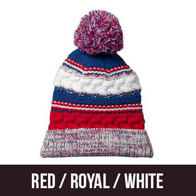 Fraternity Pom Pom Team Beanie - STC21 - EMB