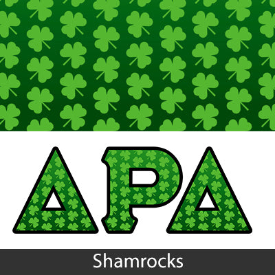 Sorority Bid Day Package -  Panoramic Pattern Printed Tee and Paddle Keychain - Jerzees 21MR - SUB