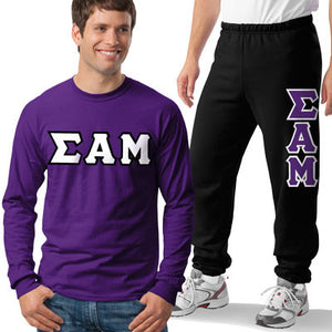 Sigma Alpha Mu Long-Sleeve and Sweatpants, Package Deal - TWILL