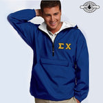 Sigma Chi Pullover Jacket - Charles River 9905 - TWILL