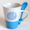 Alpha Delta Pi Sorority Coffee Mug with Spoon - 6150